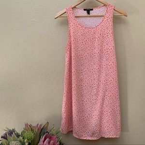 Forever 21: Red Mini Dress with White Flowers